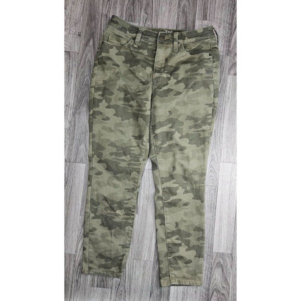 Universal Thread‎ Womens Size 6 / 28 Camouflage High Rise Skinny Cropped Jeans